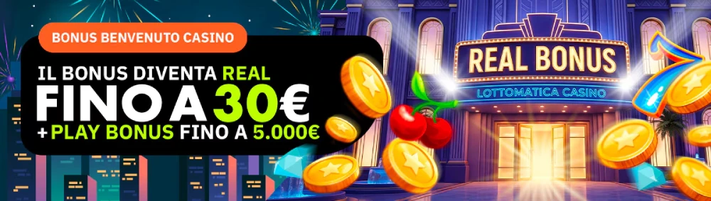 Bonus benvenuto Lottomatica