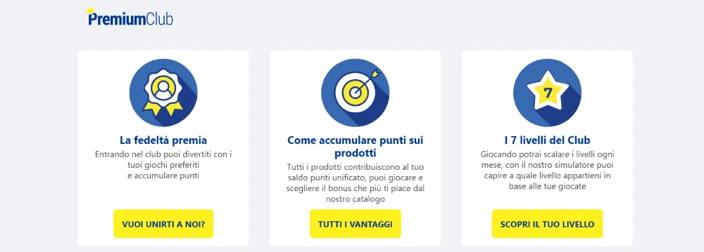 Premium Club Lottomatica Programma Fedeltà