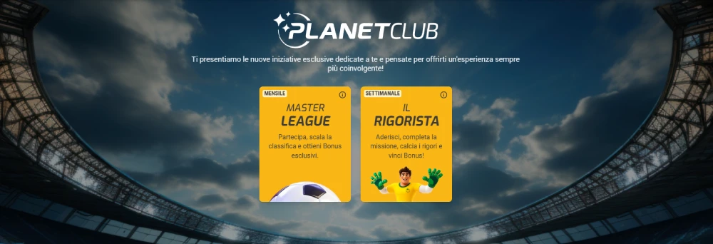 Come funziona PlanetClub, il programma fedeltà di Planetwin365